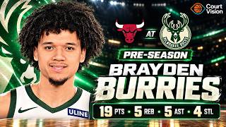 Details Brayden Burries - 19 Points, 4 Steals, 5 Assists vs Bulls - 2026-27 Preseason Guide