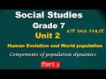 Grade 7 Social Studies Unit 2 Part 3 Components Of Population Dynamics Grade 7 Social Studies Unit 2 Part 3 Components Of Population Dynamics