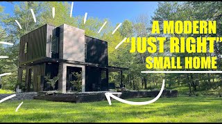 Tiny House that works for a FAMILY- Danish Modern Small Home in NY
