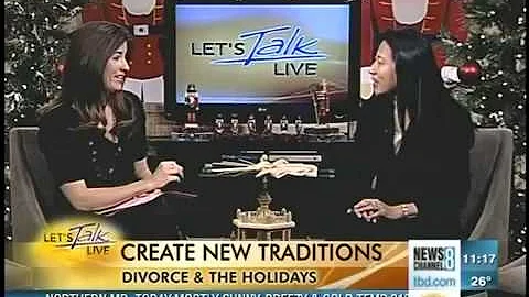 Kathryn Dickerson Discusses Divorce and the Holidays on Let's Talk Live.