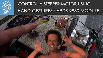 Control a Stepper Motor with Hand Gestures! APDS-9960 Module - Tutorial