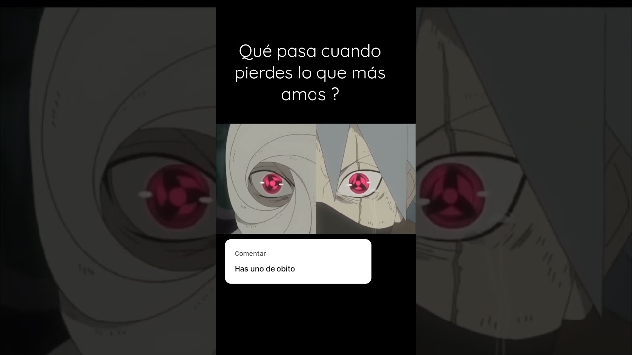 Watch Gracias por apoyar tanto mi canción #obito #obitouchiha #naruto #narutoshippuden #uchiha #joekrause on YouTube Watch Gracias por apoyar tanto mi canción #obito #obitouchiha #naruto #narutoshippuden #uchiha #joekrause on YouTube
