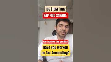 SAP FICO Interview Question Asked in TCS | IBM | Infosys. What is access sequence in tax accounting.