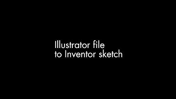 Illustrator file to Inventor sketch