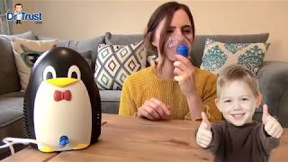 Dr Trust USA Chilly Billy Penguin Nebulizer - For COPD, Asthma, Lung diseases & Respiratory Issues