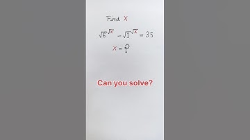 Square root power equation #maths #matholympiad #mathematics #exponents