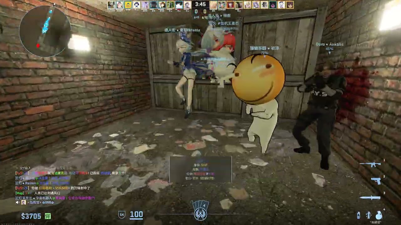 [CS2 殭屍逃跑] 地圖：ze_forius_just_run_p（FYS 風雲社伺服器)