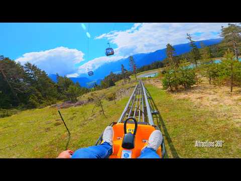 NO BRAKES! WORLD'S LONGEST DOWNHILL Mountain Coaster - 2.2 Miles (3.5KM)