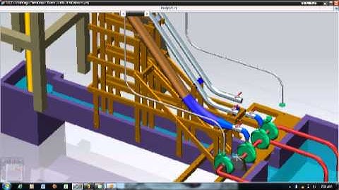 Design Installation Water Extraction System  for Pump as Turbine using UGS NX 7 software