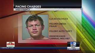 Man arrested for stealing car after bank teller declines to cash suspicious-looking check