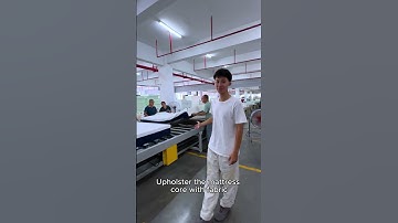 Automatic Mattress Compression Line | Satisfying Factory Video
