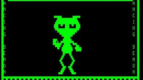 Dancing Demon Classic Tandy TRS-80 Model 1 CoCo Color Computer ROM