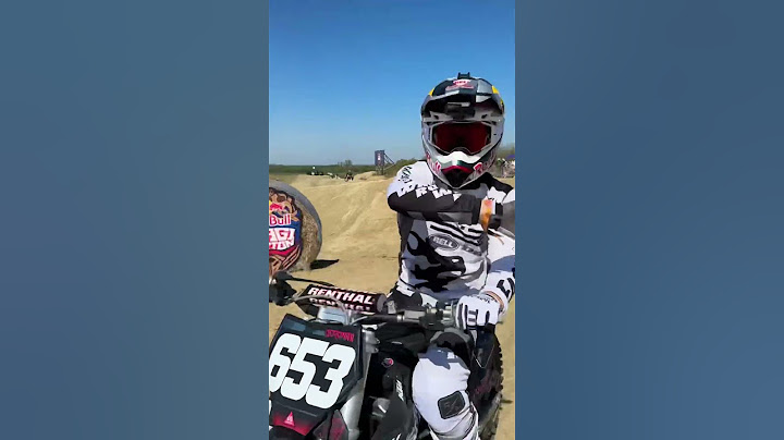 Riding a Dirt Bike over a MASSIVE Jump 😳 #redbullimagination