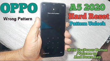 Oppo A5 2020 Hard Reset And Pattern Lock Remove Solution ! Without Pc ! 2025