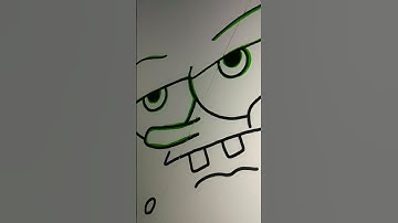 drawing SpongeBob on the ipad #short #art #subscribe