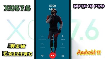 Infinix XOS 7.6 Android 11 Calling App For All Mobiles | Like Infinix Note 10 Pro | Google Dailer ?
