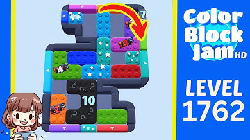 Color Block Jam Level 860 (1762) Solution Walkthrough
