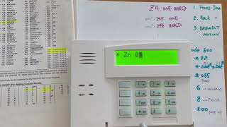 Honeywell VISTA 20P Alpha custom word programming