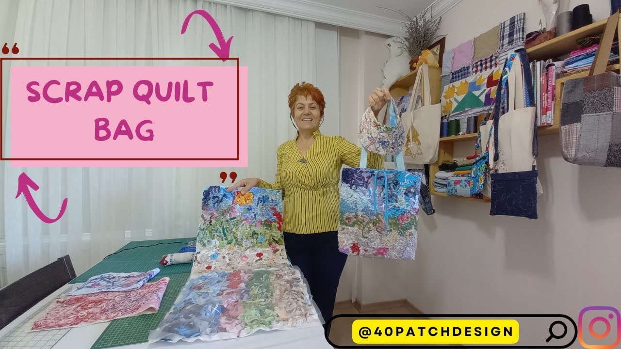 Scrap Quilt Bag | Artık Kumaşlardan Çanta Yapımı