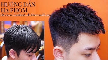 Hướng Dẫn Cắt Tóc Nam Đẹp | Chia Sẻ Cách Hạ Phom Từ Layer Về Crop- Short quiff | Ng . Tuấn Barber 17