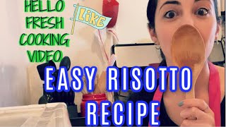 HOW TO MAKE RISOTTO WITH HELLO FRESH // Sanders Crew