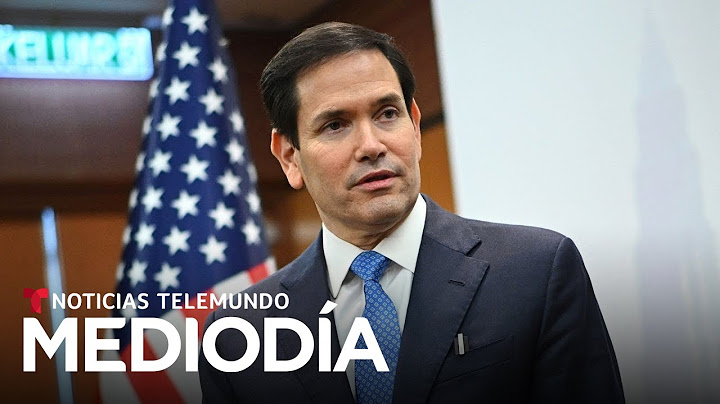 Tras reunirse con canciller chino Rubio dice que planean viaje de Trump a China | Noticias Telemundo