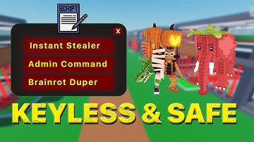 Steal a Brainrot SCRIPT Gui with INSTANT STEAL, INVISBLE, ANTI KICK + SPEED BOOST