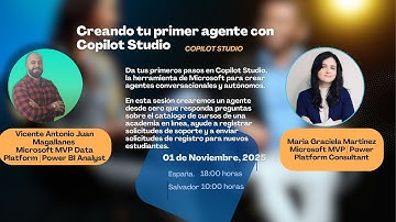Creando tu primer agente con Copilot Studio