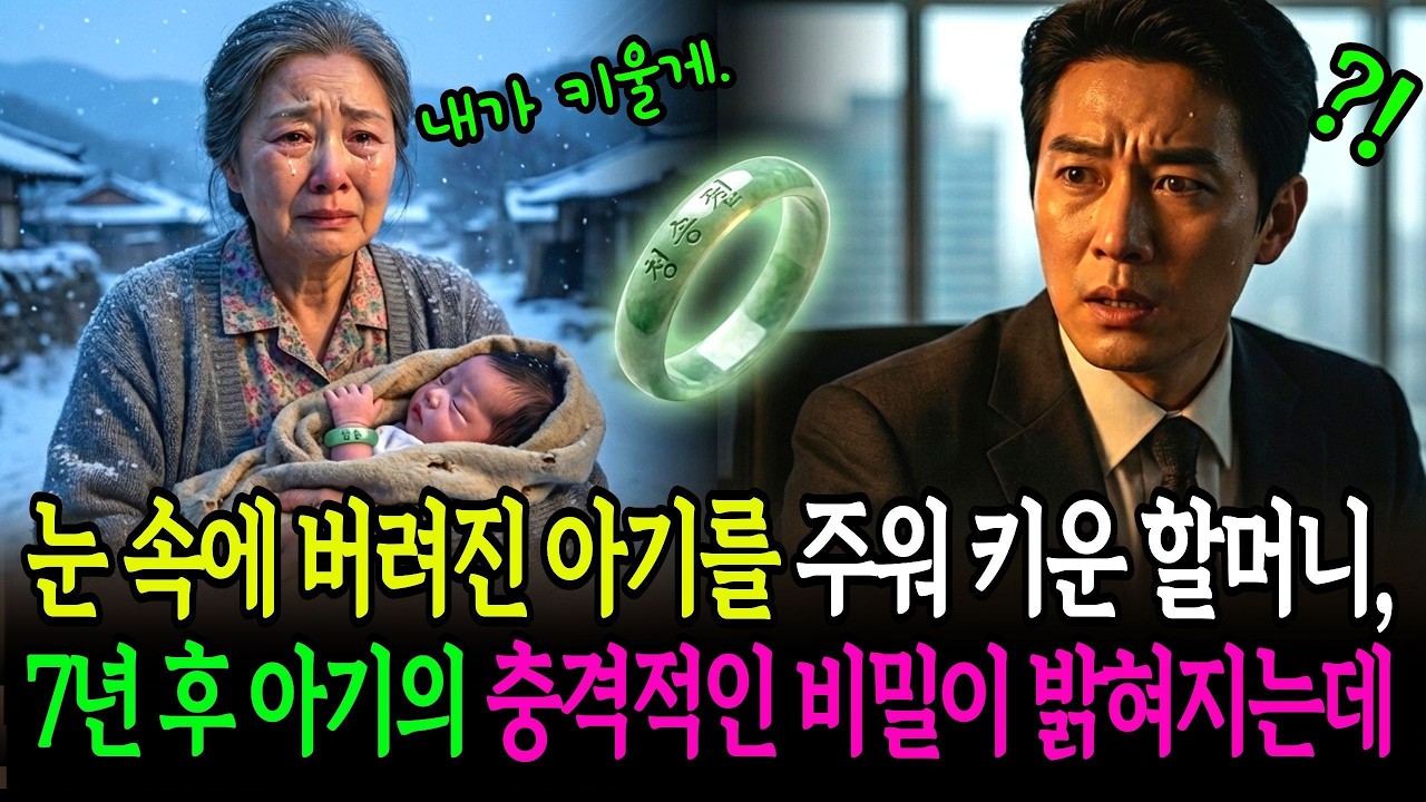 눈 속에 버려진 아기를 주워 키운 할머니 7년 후 아기의 충격적인 비밀이 밝혀지는데  | 노후사연 | 감동사연 | 인생사연 | 오디오북 | 시니어사연