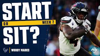 Week 7 Woody Marks Fantasy Start or Sit 2026