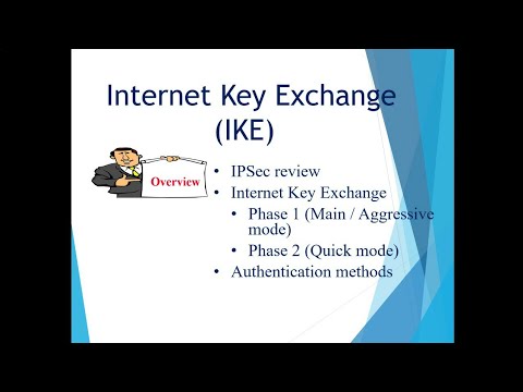Internet Key Exchange (IKE) - Phases