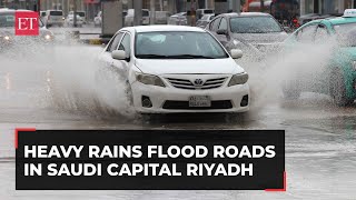 Saudi Arabia: Heavy rains flood roads in capital Riyadh