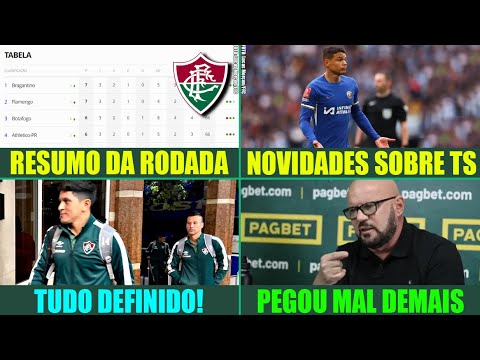 🚨ÚLTIMAS NOVIDADES SOBRE THIAGO SILVA | FLU BEM NO BRASILEIRÃO | SEMANA NO PARAGUAI DEFINIDA