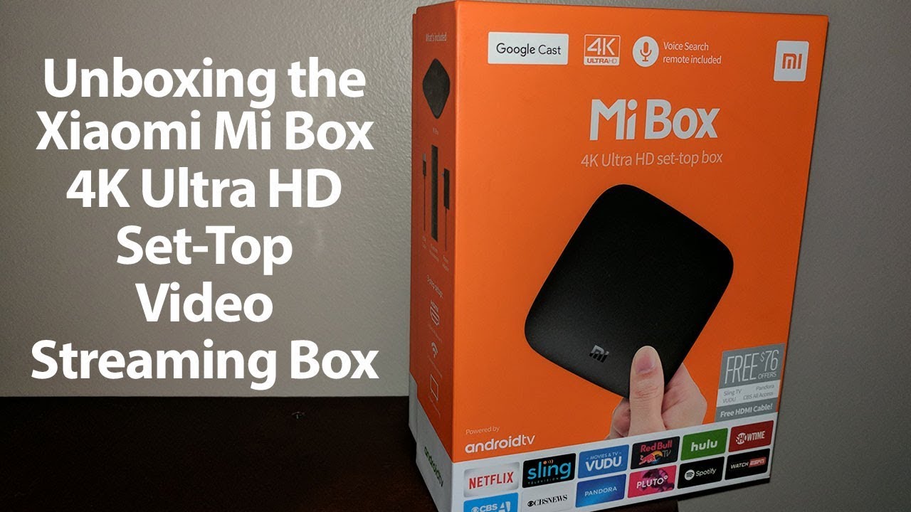 How to: Initial Setup & Configuration of the the Xiaomi Mi Box Android TV  4K HDR Streaming Box - YouTube