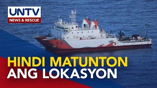 Nakitang Chinese research ship sa Catanduanes, hindi na matunton matapos i-off ang ID system