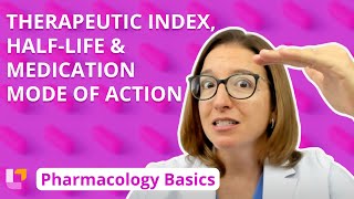 Therapeutic Index, Half-life, Medication Mode of Action - Pharmacology Basics | @LevelUpRN Resimi