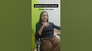 Students in front of External during Viva voce | Priyanshi Jain | Forensic Science