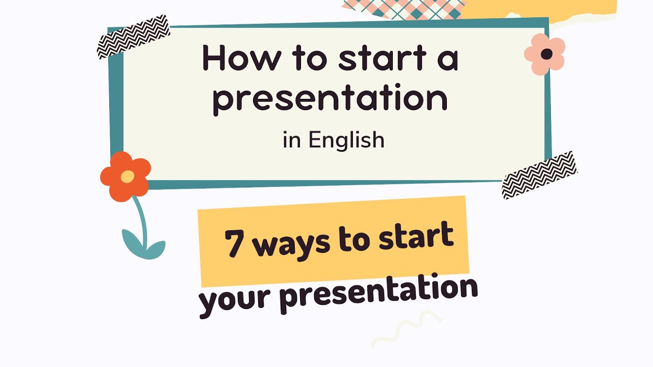 how to start a presentation in school