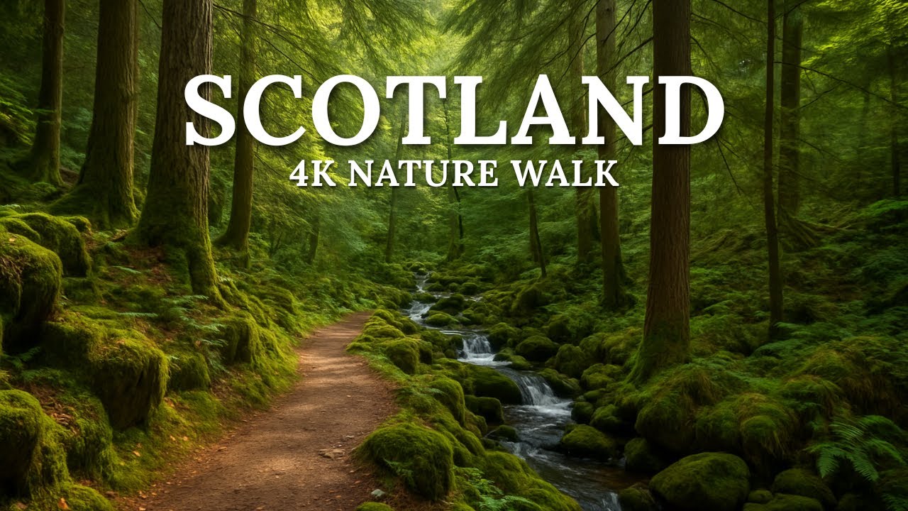 The Most Beautiful Nature Walk in Scotland l Walking Tour 4K HDR 60fps