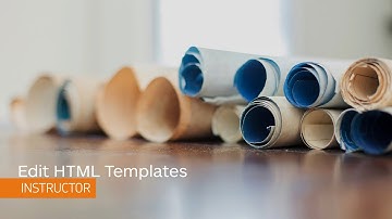 Teaching Tips - Edit HTML Templates - Instructor