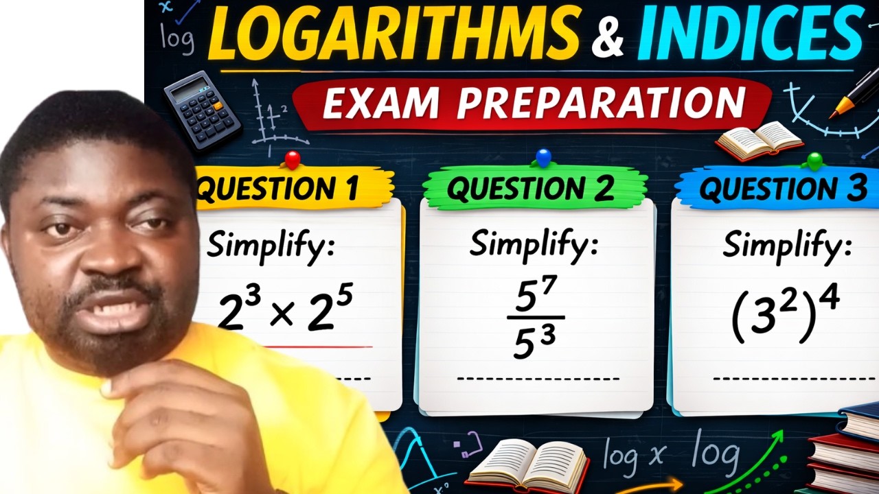 Solving Of Indices Class Tutorials For Every Student #Ep1 - YouTube