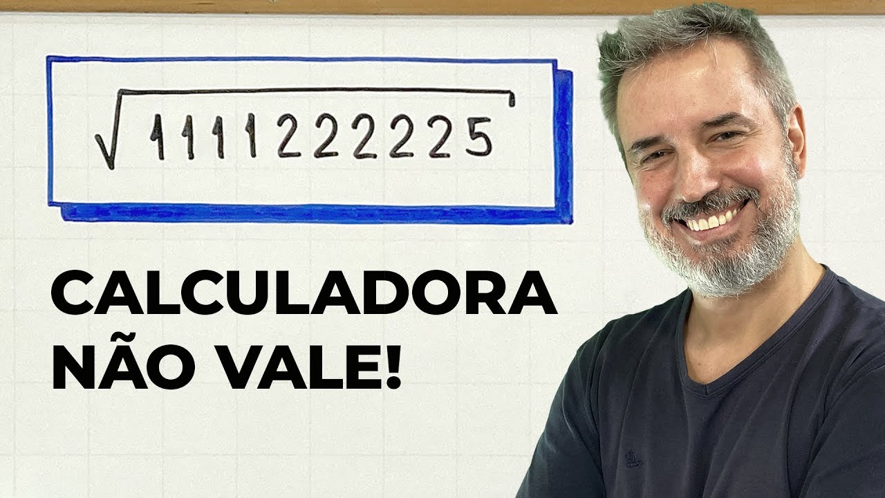 RAIZ QUADRADA de 1111222225 SEM CALCULADORA?! 🛡 [Horizontal]
