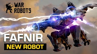 Fafnir, The Runic Dragon 🐲 | New Robot Overview - War Robots screenshot 5