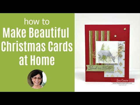 🔴how-to-make-beautiful-christmas-cards-at-home
