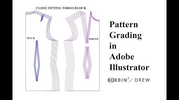 Pattern Grading in Adobe Illustrator | Digital Patternmaking | Watch in HD