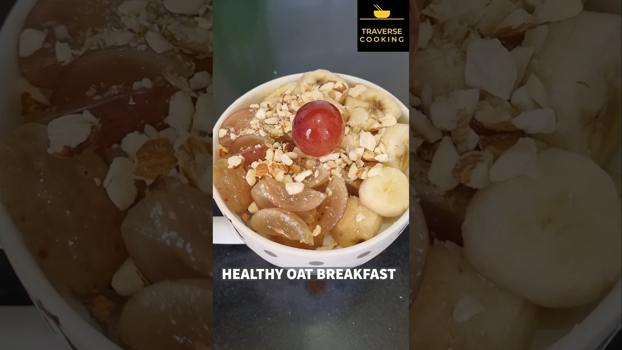 Travel Cooking Recipe | Episode 2️⃣ | Healthy Oats Breakfast 