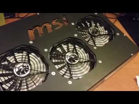 MSI cooling pad - YouTube