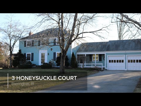 3 Honeysuckle Court, Barrington, RI home video tour