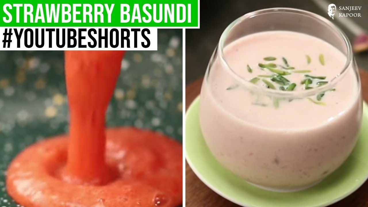 Strawberry Basundi | #Shorts | Sanjeev Kapoor Khazana