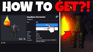 Get HEADLESS HORSEMAN for FREE in Halloween Spotlight?! Roblox Halloween Spotlight